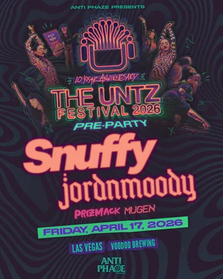 The Untz Festival 2026 Pre-Party flyer